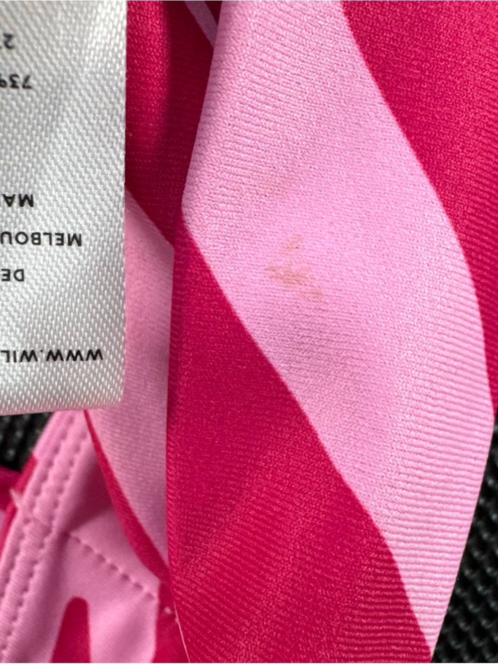 Wilo The Label Pink Zebra Stripe Women's Sports Bra and Leggings Set L - Picture 14 of 14